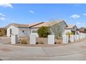 White single story home with a landscaped corner lot at 500 W Jasper Dr, Chandler, AZ 85225