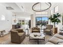 Bright living room with seating area and view of backyard at 7705 E Doubletree Ranch Rd # 55, Scottsdale, AZ 85258