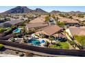 Aerial view of the house and surrounding neighborhood at 26907 N 51St Dr, Phoenix, AZ 85083