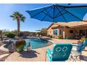 Inviting backyard oasis with a sparkling pool at 26907 N 51St Dr, Phoenix, AZ 85083