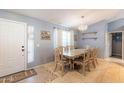 Elegant dining room with a formal table and chairs at 6340 W Ironwood Dr, Glendale, AZ 85302