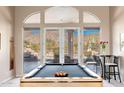Game room featuring a pool table and mountain views at 12159 N 120Th Way, Scottsdale, AZ 85259