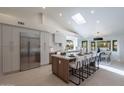 Modern kitchen with large island and stainless steel appliances at 9254 N 82Nd St, Scottsdale, AZ 85258