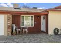 Inviting front entry with a new door and brick detailing at 4641 W Palo Verde Ave, Glendale, AZ 85302