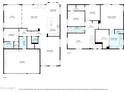 Marketing floor plan showing a two story home with 5 bedrooms and 3 baths at 1440 S Central Dr, Chandler, AZ 85286