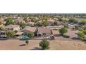 Aerial view showcasing home, pool, and community at 6688 S Cartier Dr, Gilbert, AZ 85298