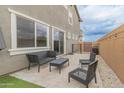 Private patio with seating area, perfect for outdoor relaxation at 17909 N 114Th Dr, Surprise, AZ 85378