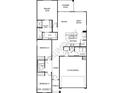 One-story floor plan with 3 bedrooms and 2 car garage at 24353 W La Salle St, Buckeye, AZ 85326