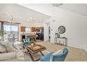 Spacious living room with open floor plan and high ceilings at 544 N Alma School Rd # 9, Mesa, AZ 85201