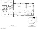 Detailed floor plan of a 2395 sq ft home at 102 W El Caminito Dr, Phoenix, AZ 85021