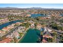 Luxury waterfront homes with lake and mountain views at 1519 E Treasure Cove Dr, Gilbert, AZ 85234