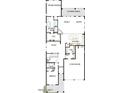 Two-story home floor plan, includes 3 car garage, owner's retreat, study, and Gathering room at 1932 W Rowel Rd, Phoenix, AZ 85085