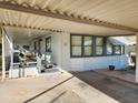 Mobile home with covered patio and steps at 2233 E Behrend Dr # 93, Phoenix, AZ 85024