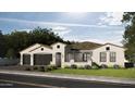 White two-story house with dark garage doors and a manicured lawn at 8108 E Del Cristal Dr, Scottsdale, AZ 85258