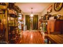 Modern kitchen with stainless steel appliances and dark wood cabinets at 17241 N 16Th Dr # 10, Phoenix, AZ 85023