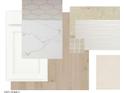 A carefully curated collection of interior design elements, featuring sleek white cabinetry, quartz countertops and modern flooring options at 6060 S Antonio --, Mesa, AZ 85212