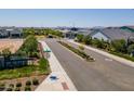 Aerial view of Tapestry at Destination community, showcasing streets and homes at 6134 S Antonio --, Mesa, AZ 85212