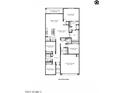 One-story floor plan with 4 bedrooms, 2 baths, and a 2-car garage at 97 S Collier Ln, Casa Grande, AZ 85122