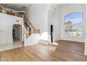 Spacious living room with hardwood floors and high ceilings at 2380 W Megan St, Chandler, AZ 85224