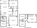 Two-story home floor plan; includes four bedrooms, game room, and two-car garage at 2177 W Stanton Ave, Apache Junction, AZ 85120
