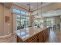 Large kitchen island with ample counter space and modern cabinetry at 189 E Atacama Ln, Queen Creek, AZ 85140