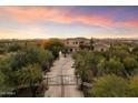 Luxury home with gated entrance and expansive driveway at 31048 N 56Th St, Cave Creek, AZ 85331
