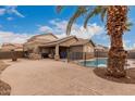 Spacious backyard with a refreshing pool and patio at 12739 W Merrell St, Avondale, AZ 85392