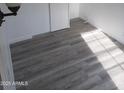 Spacious bedroom with light grey wood-look flooring at 303 S Recker Rd # 126, Mesa, AZ 85206