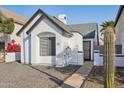 Quaint house with a neutral color scheme and small front yard at 1535 N Horne -- # 105, Mesa, AZ 85203