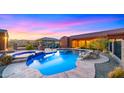 Stunning pool and spa area with a gazebo, perfect for outdoor entertaining at 19711 W Georgia Ave, Litchfield Park, AZ 85340