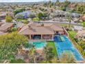 Luxury home with pool, basketball court, and scenic views at 351 N Cloverfield Cir, Litchfield Park, AZ 85340