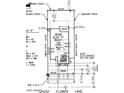 Plot plan showing house dimensions and location on lot at 4120 E Ghost Flower Ln, San Tan Valley, AZ 85140