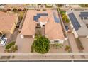 Luxury home with solar panels and a large backyard at 7556 W Crystal Rd, Glendale, AZ 85308