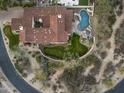 Luxury home with pool, expansive backyard, and mountain backdrop at 20007 N 96Th Way, Scottsdale, AZ 85255