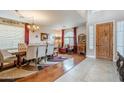 Elegant dining room with hardwood floors and a large table at 4264 S Columbine Way, Gold Canyon, AZ 85118