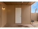 View of the exterior storage room and concrete slab at 4923 W Palm W Ln, Phoenix, AZ 85035