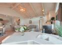 Kitchen features white countertops and a breakfast bar at 8245 E Jenan Dr, Scottsdale, AZ 85260