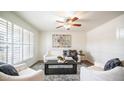 Living area with hardwood floors and ample natural light at 8514 E Fairmount Ave, Scottsdale, AZ 85251