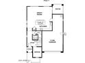 First floor plan showcasing a 3-car garage, kitchen, and great room at 21408 E Sparrow Dr, Queen Creek, AZ 85142