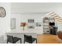 Contemporary kitchen with white cabinets and island at 1717 N 1St Ave # 215, Phoenix, AZ 85003