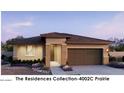 Single-story home with two-car garage and desert landscaping at 20596 N 226Th Dr, Surprise, AZ 85387