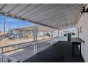 Covered patio with partial view of the neighborhood at 5933 E Main St # 47, Mesa, AZ 85206