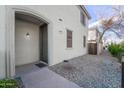 Townhome front entry with walkway and landscaping at 2960 E Darrow St, Phoenix, AZ 85042