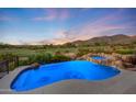 Inviting pool and spa with mountain views at 11776 N 119Th St, Scottsdale, AZ 85259