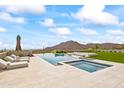 Resort style pool and spa with mountain views at 20646 N 112Th St, Scottsdale, AZ 85255