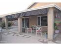 Covered patio with seating area, perfect for outdoor dining at 2425 E Durango Dr, Casa Grande, AZ 85194