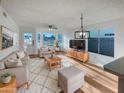 Bright living room featuring hardwood floors and comfy seating at 441 S Maple -- # 123, Mesa, AZ 85206