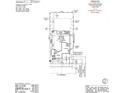 Plot plan showing the home's location, dimensions, and garage placement on the lot at 5857 S Romano --, Mesa, AZ 85212