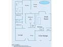Detailed floor plan showcasing the layout of the home, including the primary bedroom, great room, and kitchen at 1890 W Wisteria Dr, Chandler, AZ 85248