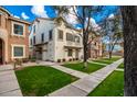 Two-story house with front yard and walkway at 428 N Mahogany Ct, Gilbert, AZ 85233